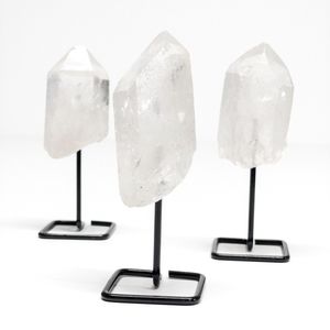 Clear Quartz Point Specimen on Mini Pin